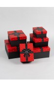 6 LI LOVE DESEN HEDİYE KUTUSU - KIRMIZI